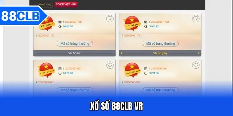 Xổ số 88CLB VR